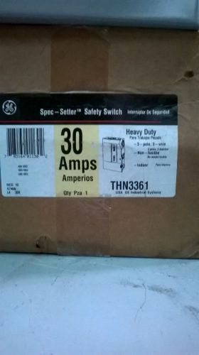 G.E. Safety switch 30 amp n1