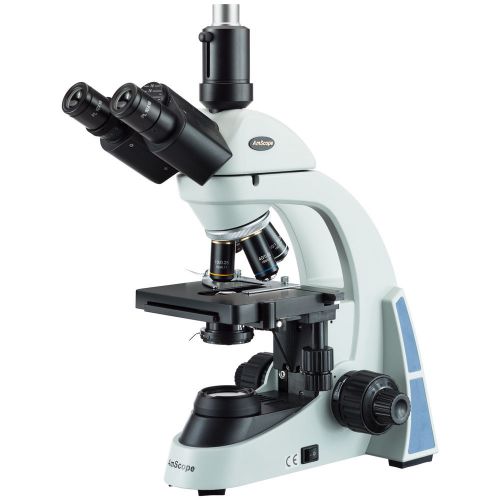 Amscope t550 40x-1000x led biological trinocular compound microscope for sale