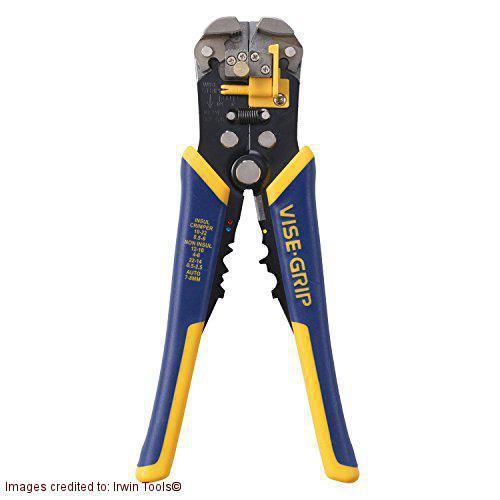 Irwin Industrial Tools 8-Inch Self-Adjusting Wire Stripper with ProTouch Grips
