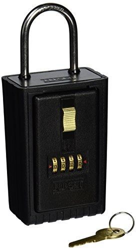 Nuset nu-set 2020s-3 4-number combination lock box with keyed shackle and self for sale