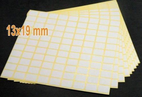 Labels 13 x 19 mm white Blank 1.3x1.9 cm Sticker paper mini small Label H 211