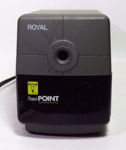 Royal Powerpoint Auto Stop Electric Pencil Sharpener Power Point 1H49