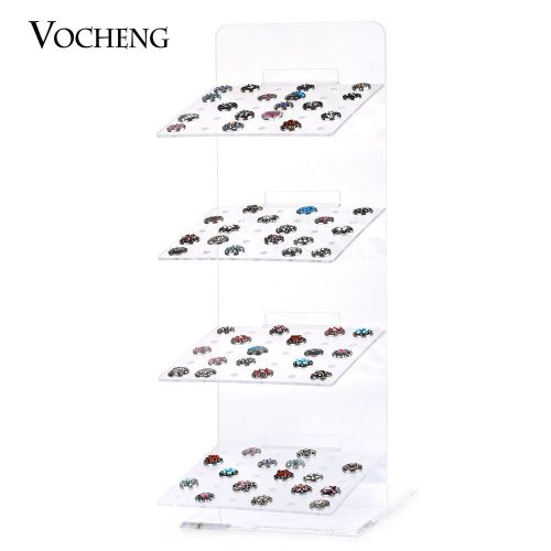 Vocheng Four Layers Detachable Acrylic Display Stand Jewelry for Snaps NN-477
