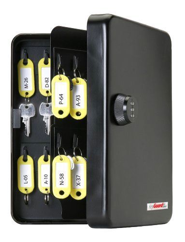 Key storage cabinet secure 1000 combinations steel box 48 hooks+gift 24 key tags for sale