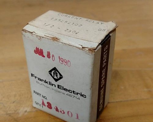 Franklin Electric 155252102 1/2  230V 1Hp Relay, New