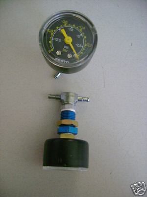 Festo 0 to -1 bar 0 to -12,5 psi vacuum gauge for sale