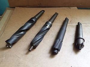 4 pc Morse Taper #4 Shank Tooling Counterbore Drills Gear Cutter? MT4 4MT
