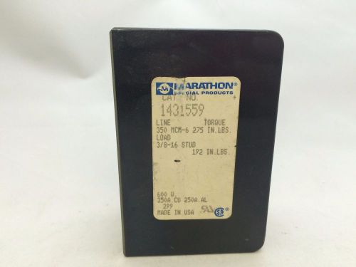 MARATHON 1431559 600V 350A TERMINAL BLOCK