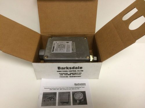 NEW IN FACTORY BOX! BARKSDALE 325-6500PSI ADJ. PRESSURE SWITCH HB1T-AA65SS