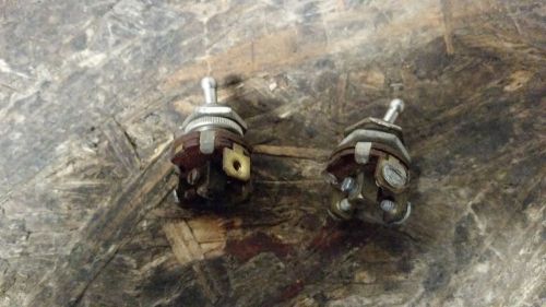 Lot of 2 Vintage 3 Position Toggle Switches Low Voltage