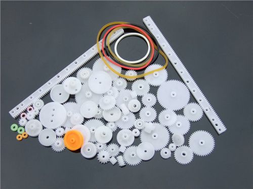 75 Kinds Plastic Shaft Single Double Reduction Crown Worm Gears For Robot DIY NE