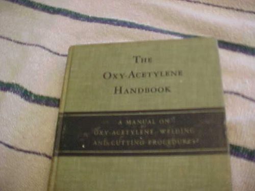 The Oxy-acetylene handbook