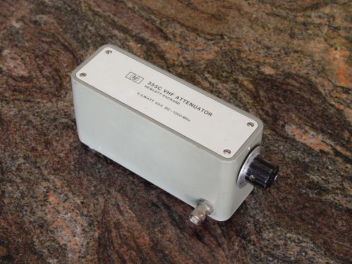 HP 355C VHF ATTENUATOR 0.5 Watt 50 ohm DC-1000 MHz, WORKS NICE!