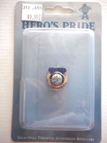 Police tie pin, by hero&#039;s pride, with state of tn emblem, in gold or silver for sale