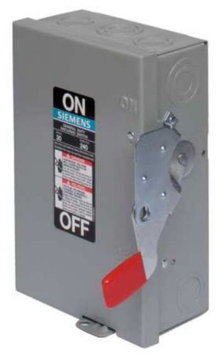 SIEMENS Catalog # GF221N General Duty Enclosed Switch 30 Amp 2 Pole 240 Volt
