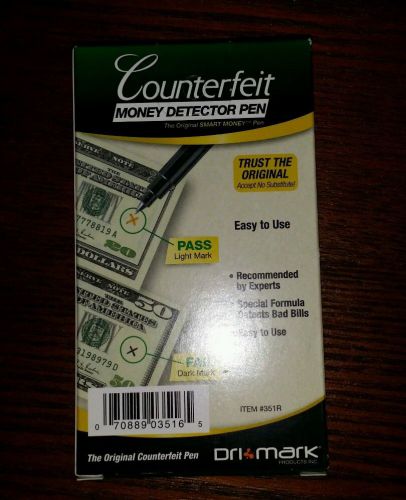 Dri-Mark Counterfeit Money Detector Pens, Dozen, 351R
