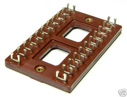 8x  22-pin ussr bakelite point to point wiring terminal boards #2 for sale