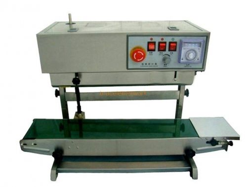 Automatic Vertical  Continuous Plastic Bag Band Sealer Sealing  Machine FR900