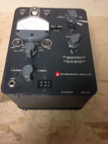 General Radio Company Vibration Meter 1553-A and Pick-up