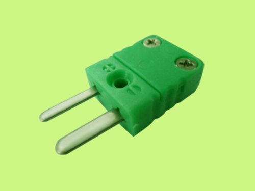 Green K Type Thermocouple Temperature Sensors IEC Connectors (Male) - Special***