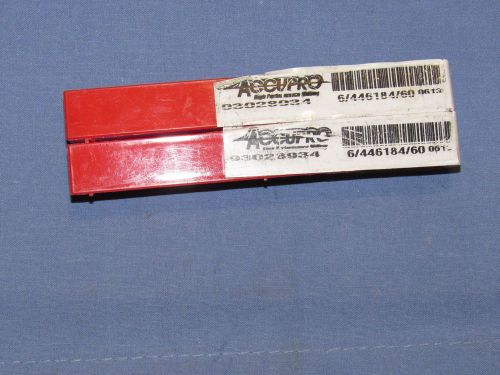 Brand new  accupro  carbide bull end mills  3/16 x 1&#034;loc .060 cr dia. for sale