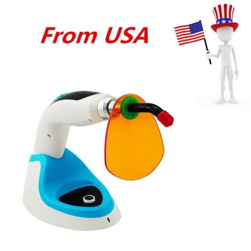 From USA LED Dental Curing Lamp Wireless Cordless1800MW + Whitening Accelerator