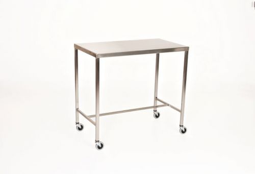 MCM-510 Stainless Steel Instrument Table with H-Brace 16” W x 20” L x 34” H  New