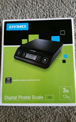 DYMO Digital Postal Scale P3-3lb Scale + InstaRate Postage Calculating Software!
