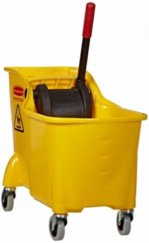 Rubbermaid mop bucket 31 quart wringer commercial industrial warehouse food mfg for sale