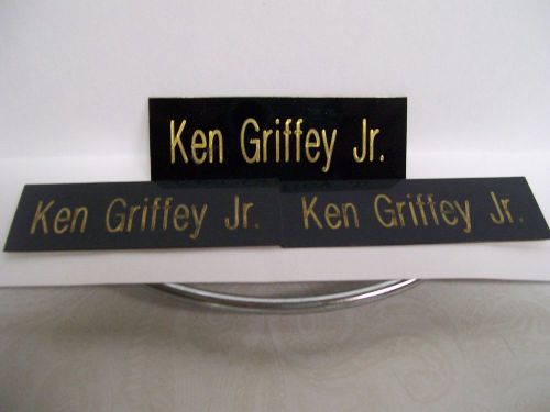 Ken Griffey Jr.3 name plates for plaques