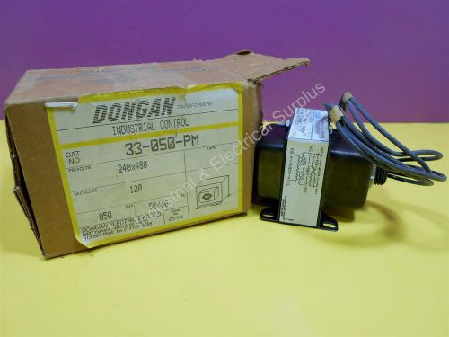 DONGAN Transformer 33-050-PM / Pri: 240 X 480 Sec: 120 50/60 Hz - .05 KVA - New