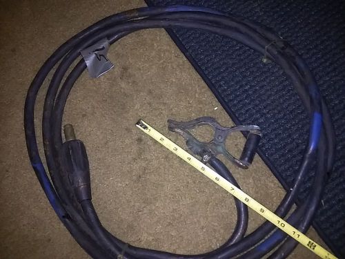 Tweco 15 ft lead, jackson to ground clamp for sale