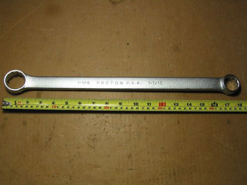 PROTO---1151 Satin Chrome Box  Wrench---1-1/4 X 1-1/16 inch--NEW--American Made