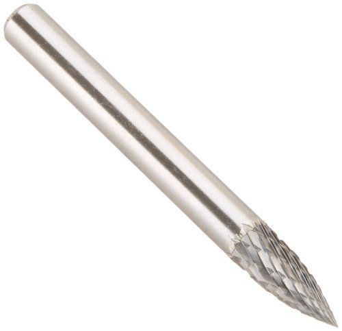 Drill America DUL Series Solid Carbide Bur, Double Cut, SG1 Tree - Pointed End,