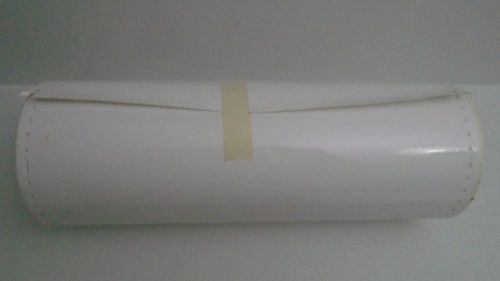 Avery Dennison White Opaque Film A4001OC 15&#034;X 50 Yards Punched Brand New