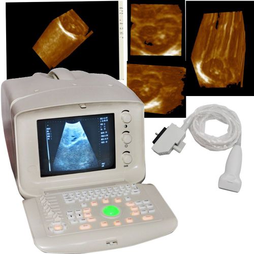 3d a portable ultrasound scanner machine 7.5mhz linear lineal probe usb vga port for sale