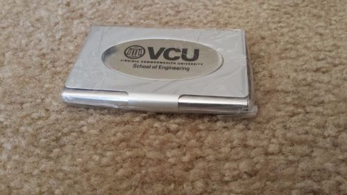 VCU Metal Stainless Steel Business Name Credit ID Card Holder Case Box,US Seller