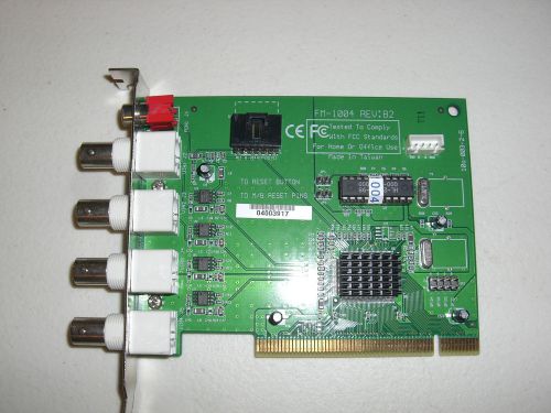 Pc dvr apec adr-2404s 4 ch/30 fps pci video/audio card with 2400 dvr software for sale