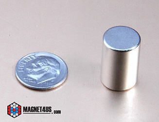 2pcs Super Strong Neodymium Rare earth Magnet Cylinder 1/2&#034; dia. x 3/4&#034; thick
