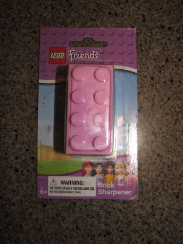 NIP Lego Friends pink pencil sharpener ***Back To School***
