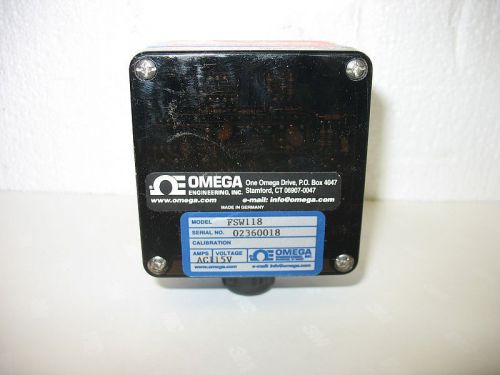 Omega  FSW-118 Thermal Flow Switch New