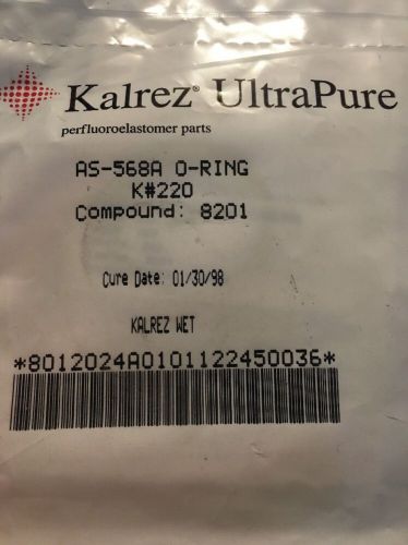 Kalrez UltraPure O-Ring K# 220 Compound 8201