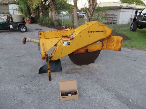 18&#034; Root Pruner 3 PT Hitch Tractor PTO Powered Sidewinder WR 2 Narrow Trencher
