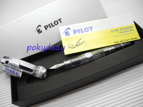 Black Pilot Prera FPRN-350R Fine nib Fountain pen with C-50 Converter(Japan)