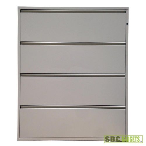 4-drawer lateral, legal, letter steel file cabinet - tan (49&#034; x 42&#034; x 20&#034;) for sale