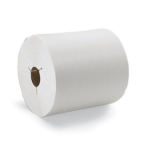 Wausau Paper Ecosoft Paper Towel Rolls - White - Case Of 6 - White