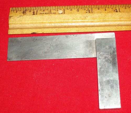 Starrett,Machinist&#039;s Square,3&#034;,Hardened Steel,No. 20,L.S.S. Co