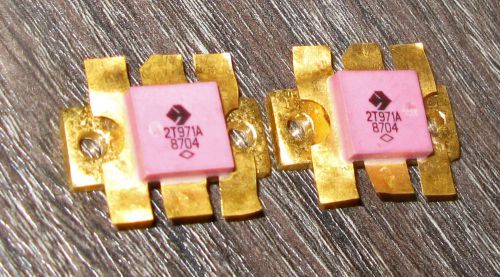 2pc transistor silicon n-p-n rf kt971a 2t971a КТ971А 150 w 175 mhz 28 v for sale