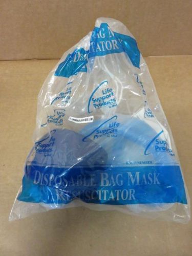 Life Support Products Allied Health Adult Disposable Bag Mask Resuscitator *New*