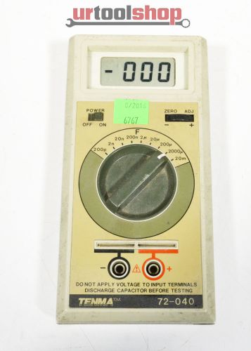 Tenma 72-040 capacitance  meter tester model 72-040 - 6767-2056 for sale